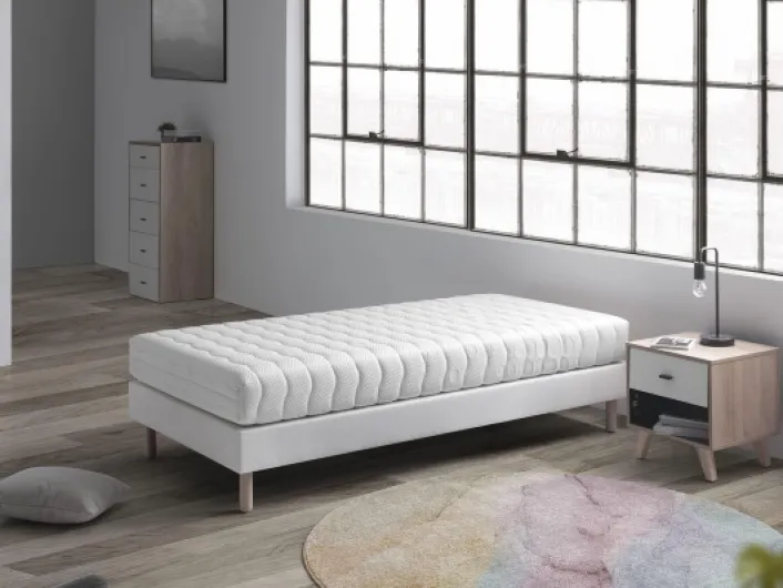 Matelas 90X190 LIT Enfants Épaisseur 18 CM ZAFIR - Mousse, Antiacarien et Déhoussable, idéal pour Les Lits gigognes et lit cabane 90 x 190 cm