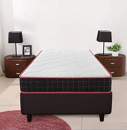 IZTOSS Matelas 90x190 14CM Epaisseur avec Couette Oreiller.Matelas Mousse 1 Personnes pour Adulte Enfant 90x190CM+CouetteOreiller