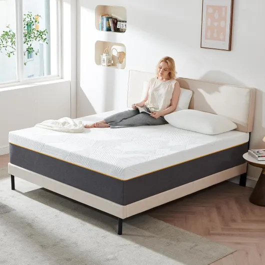 Matelas 90 x 200 cm, dureté H3, hauteur 20 cm, matelas en mousse froide avec housse lavable, tissu avec surface douce, matelas en mousse confortable pour jeunes (90 x 200 cm), dureté moyenne 90 x 200 cm 20.0 Centimètres