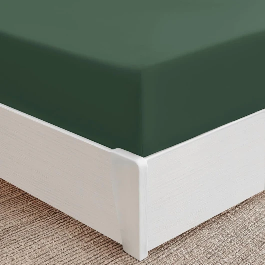 Drap Housse 160 x 200 Bonnet 40 Cm - Doux, Résistant, Anti-Plis, Élastique Tout Autour - Drap Housse 160x200 en Microfibre - Lot De 1 Drap De Lit - (160x200 cm, Vert Émeraude) 160x200x40cm 1448 Vert Émeraude