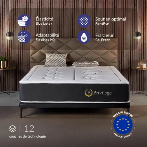 Test Matelas NATURALEX Privilege 140x200 : un soutien ferme qui fait le job