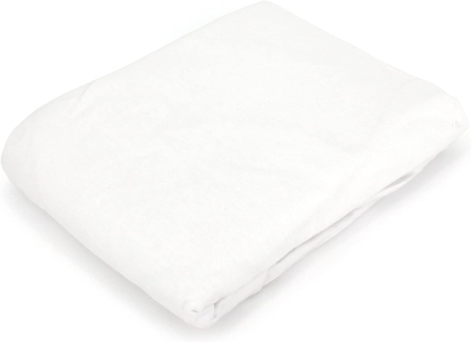 Linnea Drap Housse Flanelle Unie 180x200 cm 100% Coton Wales Blanc