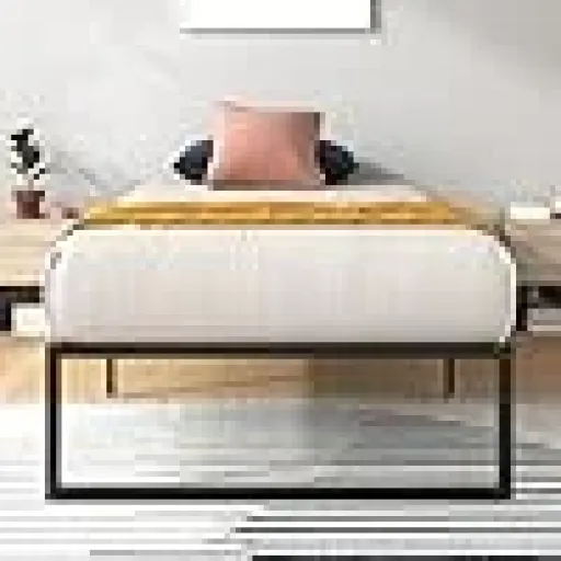 Test Zinus Lorelai Lit 90x190 cm : un cadre minimaliste qui cache de la place