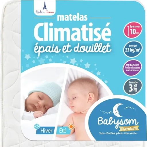 Test Babysom - Matelas Climatisé : un choix pratique pour toutes les saisons