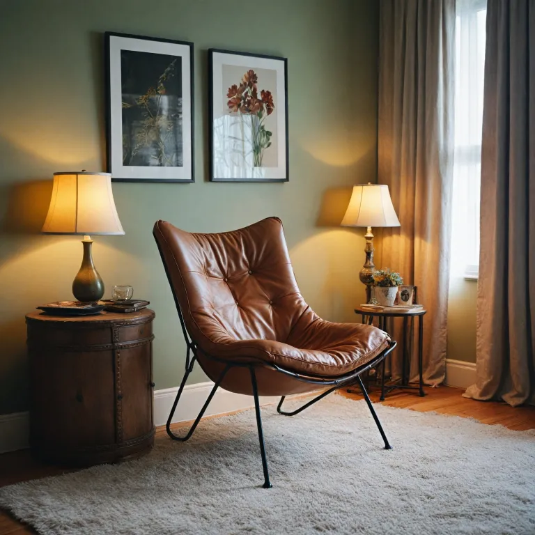 Le charme intemporel du fauteuil crapaud en cuir pour sublimer votre chambre