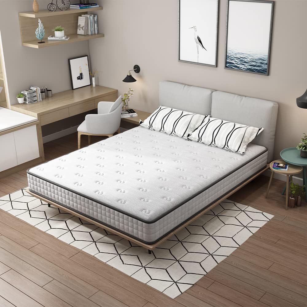 Matelas à mémoire de Forme,22 cm Épaisseur,2 cm de Mousse à mémoire de Forme,Disponible sur Les Deux Faces(DE-HM-160-200-22)