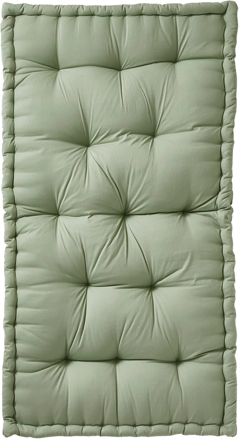 Matelas de Sol Style futon Vert Sauge 60X120