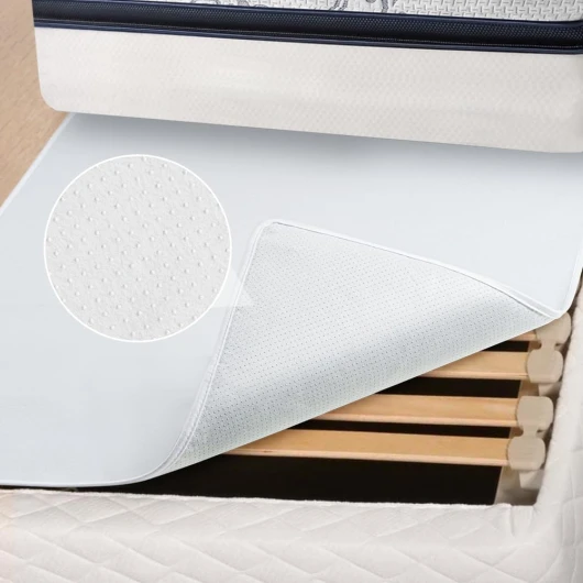 Protège Matelas Antidérapant, Matelas Antidérapant Pad pour lit, Protecteur de butée coulissante pour Lits, Tissu en Feutre Respirant avec des Particules Antidérapant (Gris, 90 x 200 cm) 90 x 200 cm Gris