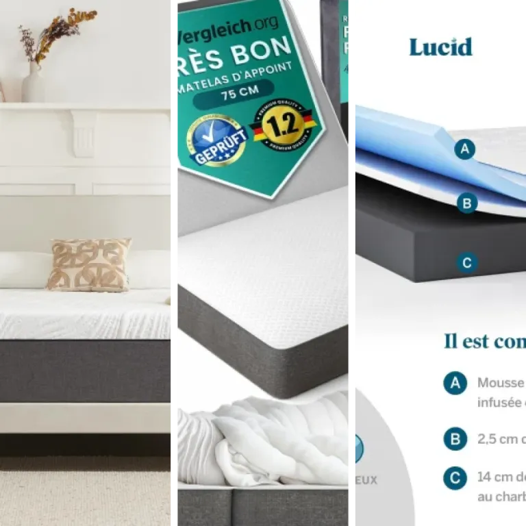 Classement des 9 meilleurs matelas 1 place (2026)