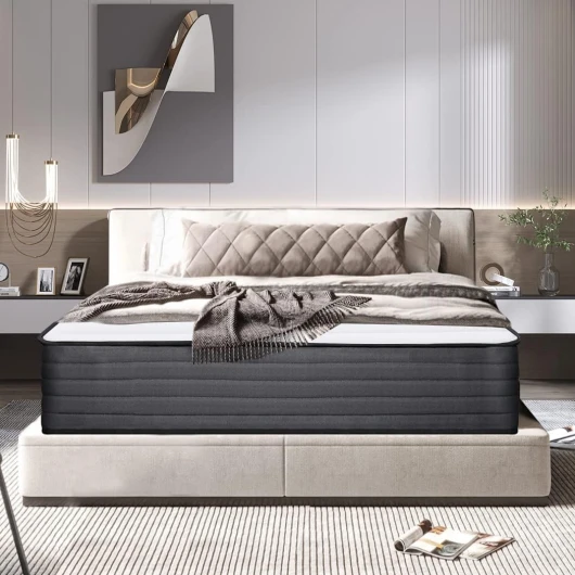 IZTOSS Matelas 90x190 cm - Épaisseur16cm Luxe Memoire de Forme Matelas - Rembourrage Super Soft (90x190x22cm-Mousse A Mémoire)