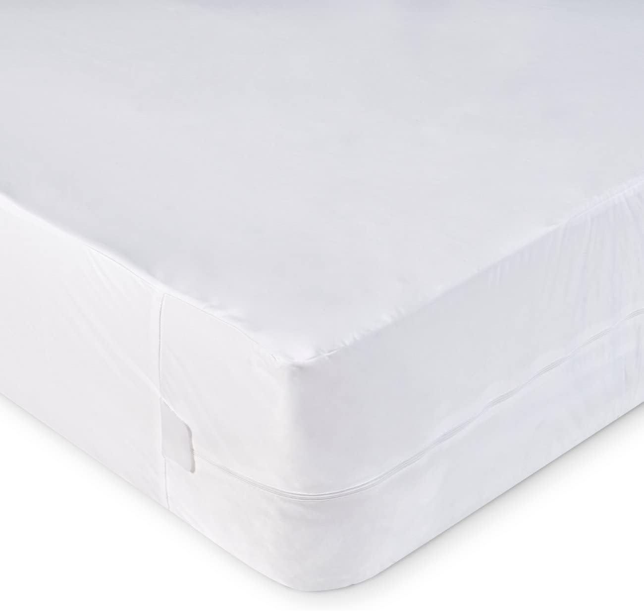 Protège-Matelas L'Anti Punaises de lit - Housse intégrale Respirante et imperméable -Anti-tâches - Bonnet 30cm -160x200cm