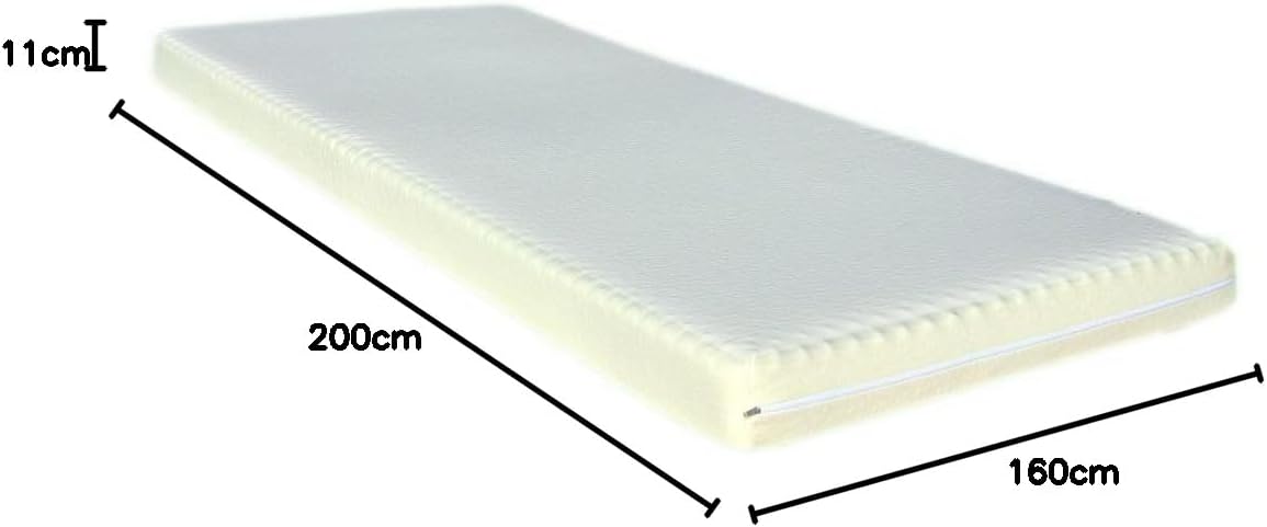 MATELAS MDF 160X200 HOUSSE ALOE VERA EN DESSOUS DU PRIX, STYLE "CONFORT RELAX" ORTHOPÉDIQUE, ÉPAISSEUR TOTALE H 11 WATERFOAM , AMOVIBLE ET LAVABLE, ANTI-ALLERGIQUE ET ANTI-ACARIEN - 15 ANS GARANT!!! LIVRAISON GRATUITE!!!