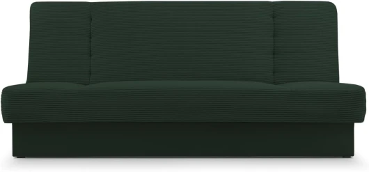 Canapé en lit Convertible avec Coffre de Rangement 3 Places Relax clic clac Banquette BZ en Tissu - 192x92x85cm - Cyprus New - Vert Foncé (Poso 14 + Kronos 14)