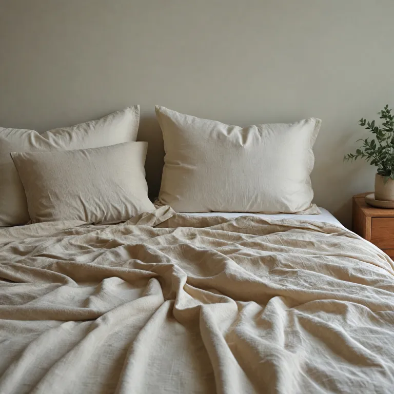 Drap plat en lin : l’élégance naturelle qui sublime le lit