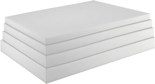 Sunnypillow Matelas en Mousse 90 x 200 x 10 cm RG 25/44 polyuréthane expansé pour Rembourrage de Coussins - bancs - canapés - différentes épaisseurs - 90 x 200 x 10 cm Densité - Rg 25/44