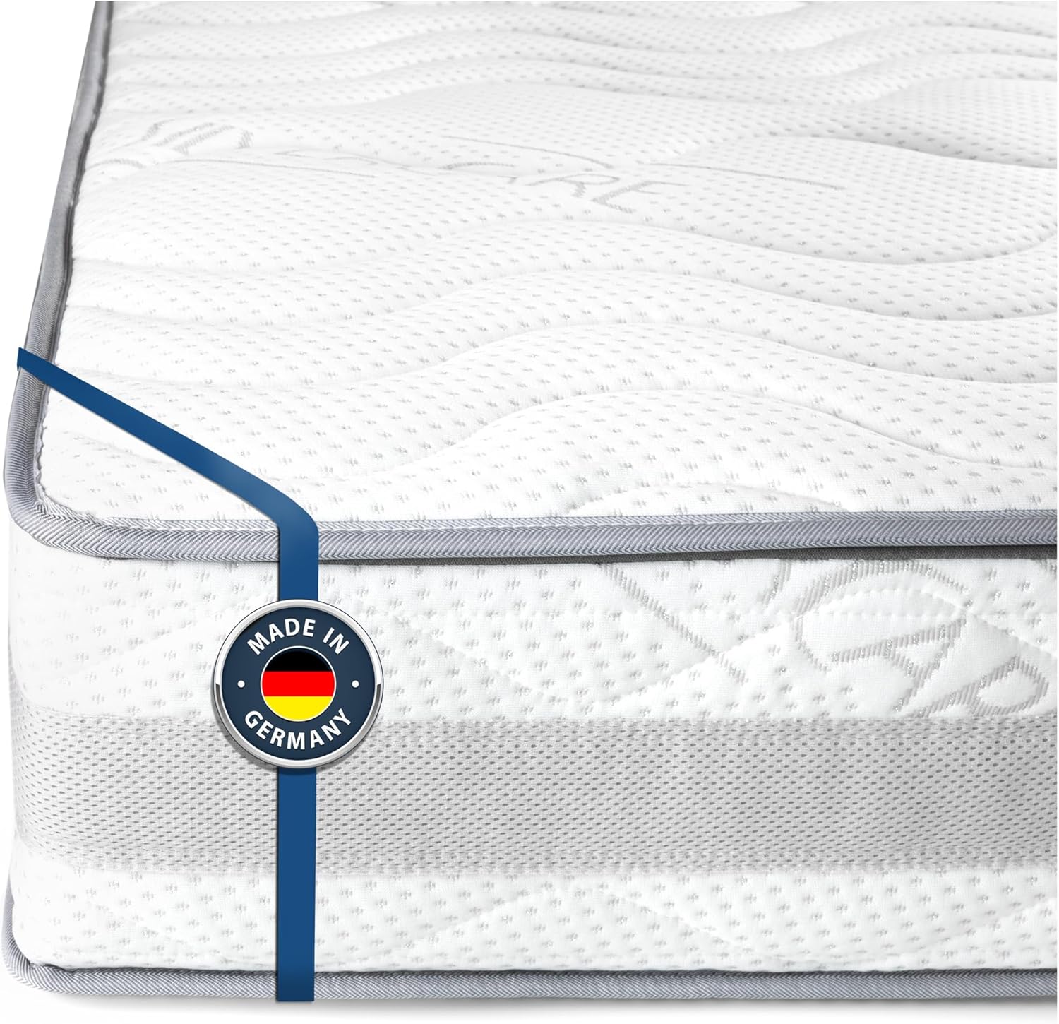 BMM Matelas Comfort 23 de 80x200 cm, fermeté H4 très Ferme/Matelas en Mousse Froide certifié Öko-Tex/Matelas Ergonomique à 7 Zones d'une Hauteur de 23 cm/Matelas fabriqué en Allemagne H4 – hauteur 23cm 80 x 200 cm