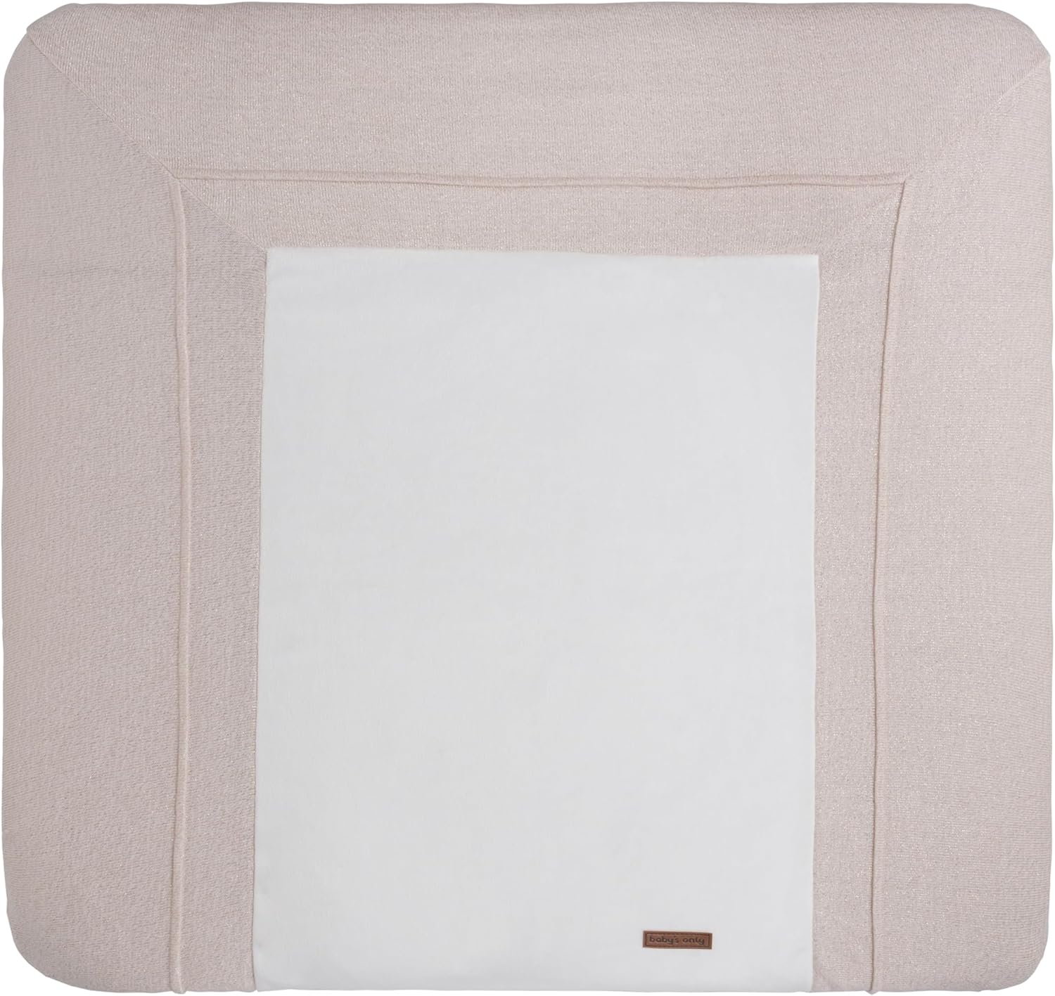 Baby's Only - Housse matelas à langer Sparkle - Ivoire-Doré Mêlé - 75x85 cm