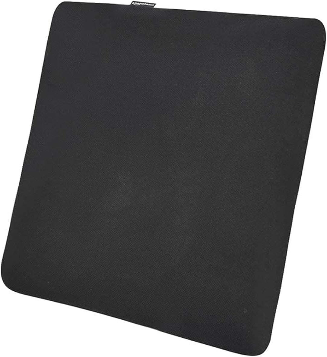 Coussin de siège en mousse viscoélastique, 38 x 38 x 3.16 cm, noir, carré