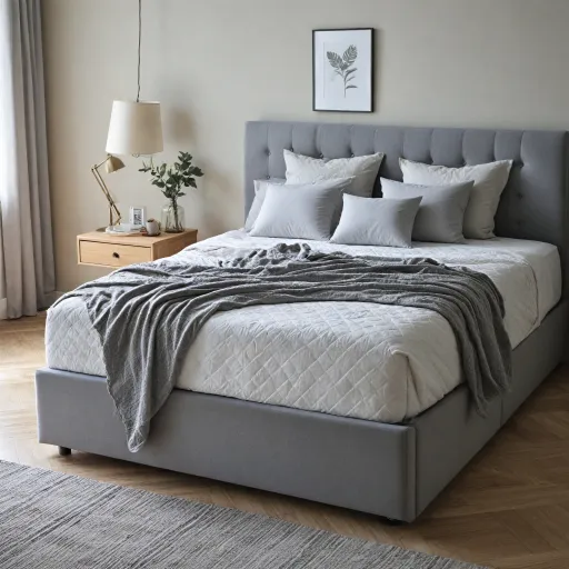 Lit coffre Emma Original : analyse complète d’un lit tissu avec grand rangement intégré