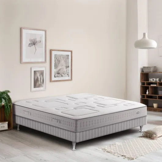 Simmons - Matelas EQUILIBRE 160x200, ressort ensachés, ferme, H25 160 x 200 cm Matelas seul
