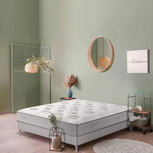 Simmons - Matelas FLEXION 160x200, ressort ensachés, mi-ferme, H26 160 x 200 cm Matelas seul