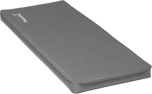 Easy Single/Double 3D Premium - Matelas autogonflant pneumatique Camping Lit d'appoint- 10 cm d'épaisseur - Gris (3D Premium Single)