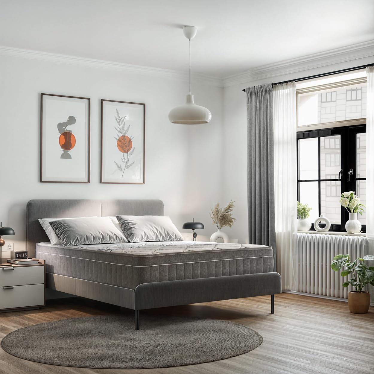 Dream - Matelas ComfortNest - Mousse à Mémoire de Forme - 7 Zones de Confort - Régulation Thermique - Hypoallergénique - Indépendance de Couchage, 140 x 190 cm