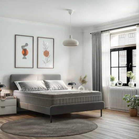 Dream - Matelas ComfortNest - Mousse à Mémoire de Forme - 7 Zones de Confort - Régulation Thermique - Hypoallergénique - Indépendance de Couchage, 140 x 190 cm