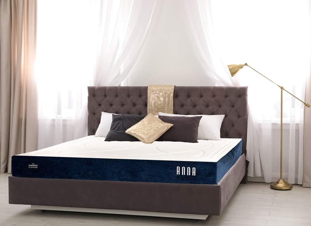 Imperial Confort Elite Anna Matelas à Ressorts ensachés et à mémoire de Forme avec 7 Zones de Confort - Épaisseur 28 cm - 140 x 190 cm