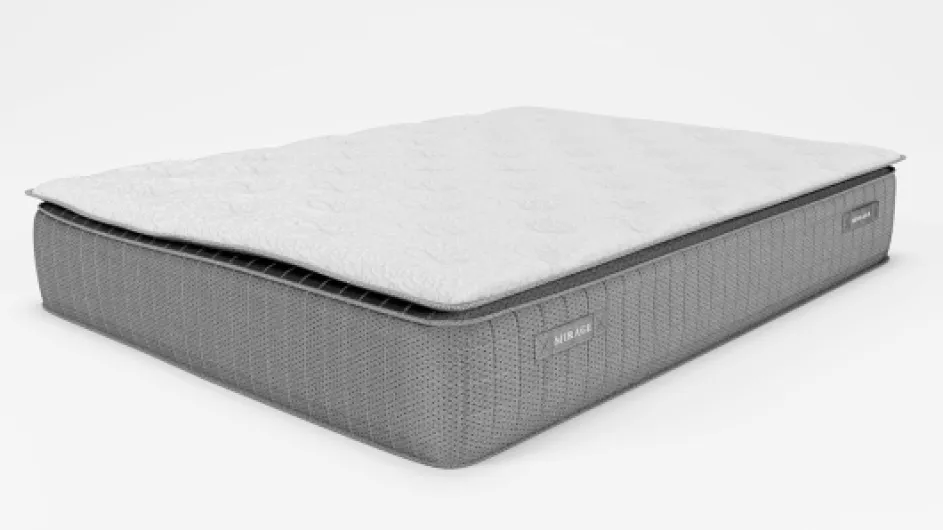 Générique Pack Matelas Mirage 160x200 - 30 cm d’épaisseur, Ressorts ensachés + 2 oreillers en Fibre Creuse, Sensation Plume 40x60 - Made in France