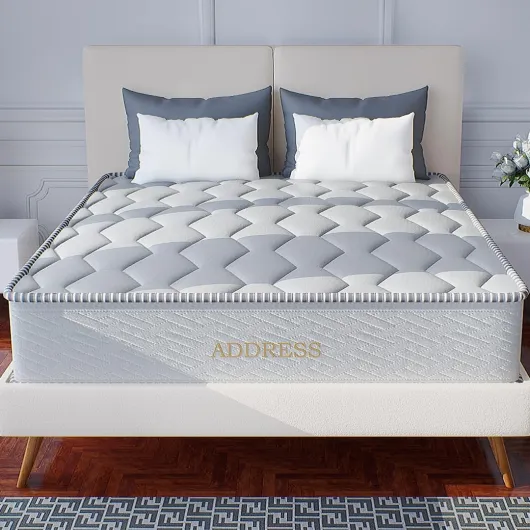Matelas Marylebone 140x190 cm - Mousse à Mémoire de Forme Haute Densité - 10 Zones de Confort - Réversible - Tissu Confortable - Hypoallergénique
