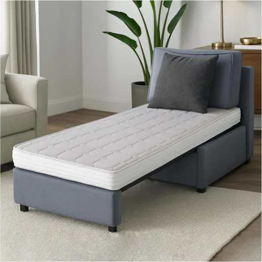 EVERGREENWEB® Matelas en memoire de Forme 140x190 Hauteur 14 cm pour canapé lit ou lit d'appoint, revêtement Blanc hypoallergénique, Très Respirant, certifiés Oeko-Tex, Fermeté Moyenne, DAYBED Daybed Memory 140 x 190 cm