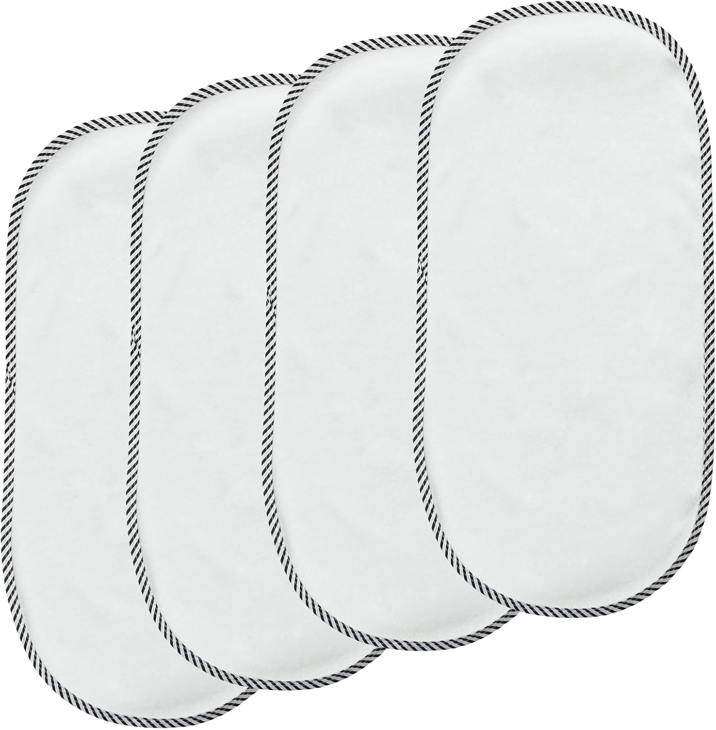 Lot de 4 Protèges Matelas à Langer Imperméables, Alèses pour Bébé Douces et Étanches pour Table à Langer -60 x 30 cm