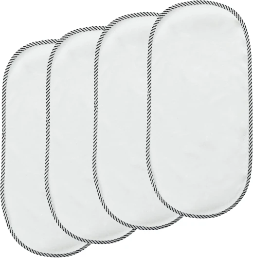 Lot de 4 Protèges Matelas à Langer Imperméables, Alèses pour Bébé Douces et Étanches pour Table à Langer -60 x 30 cm