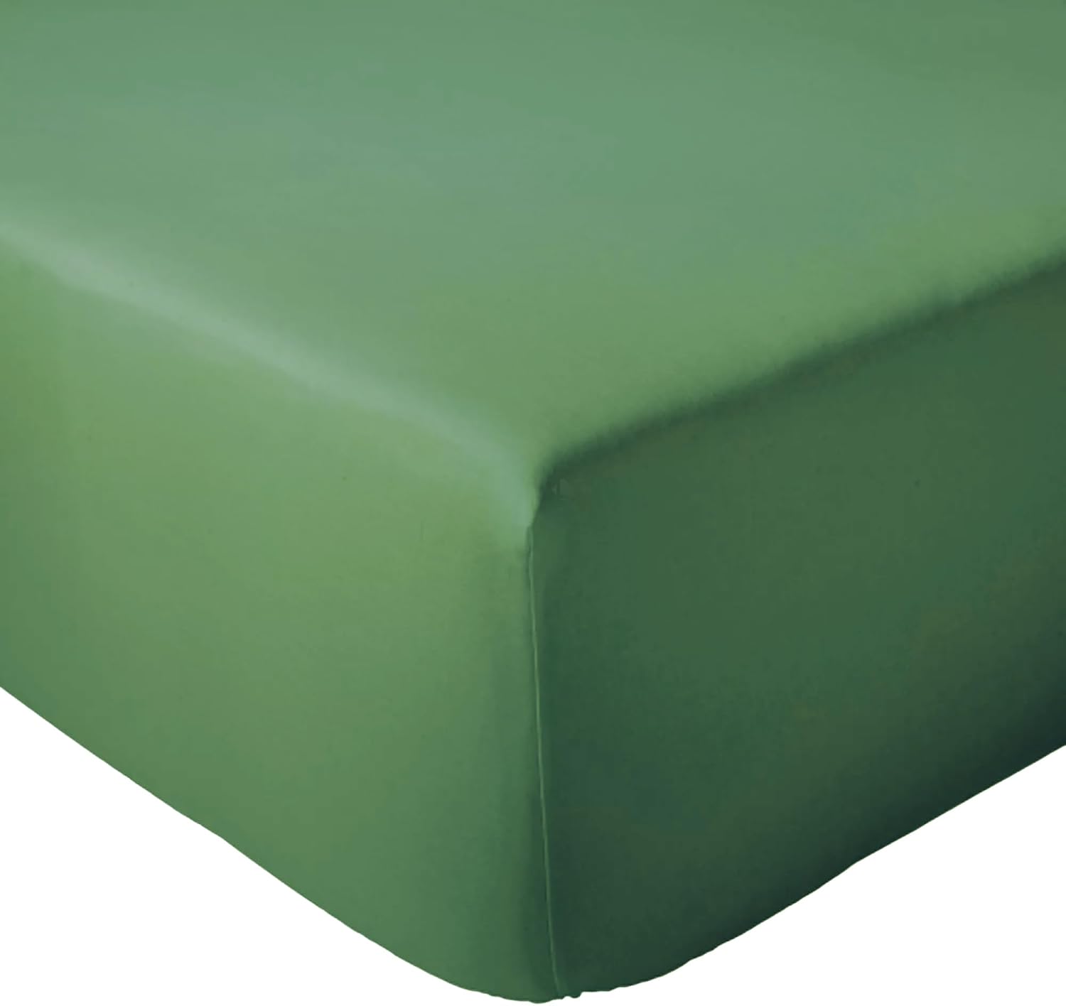 Drap Housse 140x200 cm Bonnet 40 100% Coton ÉVASION Vert fougère