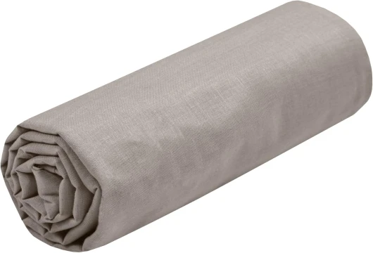 Lovely CASA - Drap Housse -Taille 160x200 cm Grand Bonnet 30 cm -100% Coton certifié Oeko-Tex - Couleur Lin -Modèle Eden - Linge de Lit pour Maison - Doux et Confortable pour Nid Douillet Lin 160x200