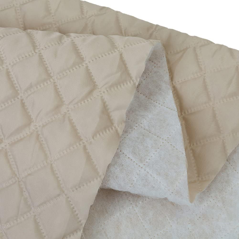 Keuyeo Tissu De Doublure Matelassé Épais, pour Doublure De Manteau d'hiver, Fait À Main, 100x150cm 100*150cm