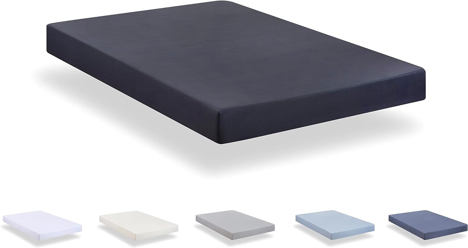 Drap Housse réglable en Microfibre brossé Extra Doux - Lit 120 x 190/200 cm, Gris foncé Gris Foncé 120 x 190/200