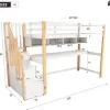 Test Sapgaks lit mezzanine 90x200 : un combo lit/bureau/rangement qui fait gagner de la place (mais faut aimer le montage)