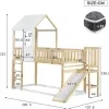 Test Sapgaks Lit cabane 90x200 : un lit qui fait à la fois chambre, cabane et aire de jeux