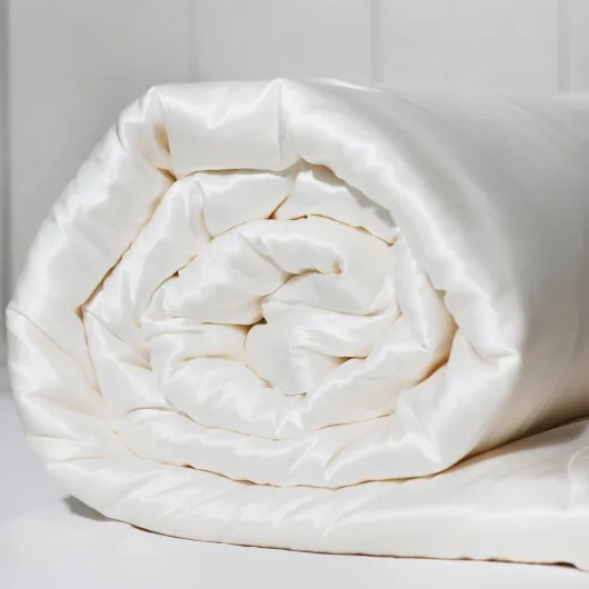 Jasmine Silk Couette d'été 100 % soie de mûrier recouverte de soie - Empereur (290 x 235 cm) 9 Tog