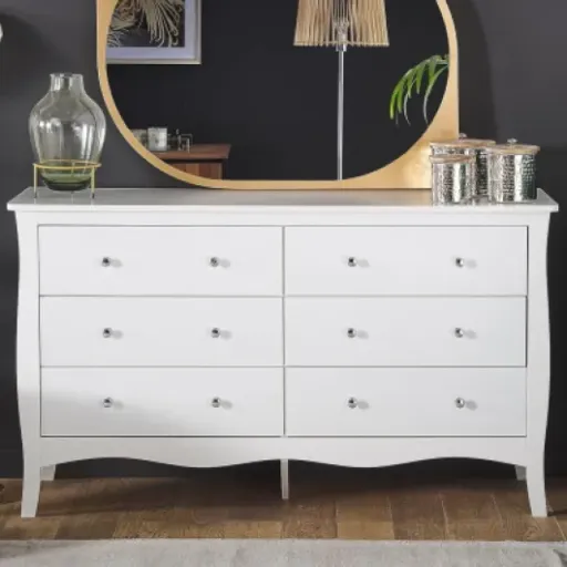Test Beliani WINCHESTER : la commode 6 tiroirs qui mise surtout sur le look (et un peu moins sur le reste)