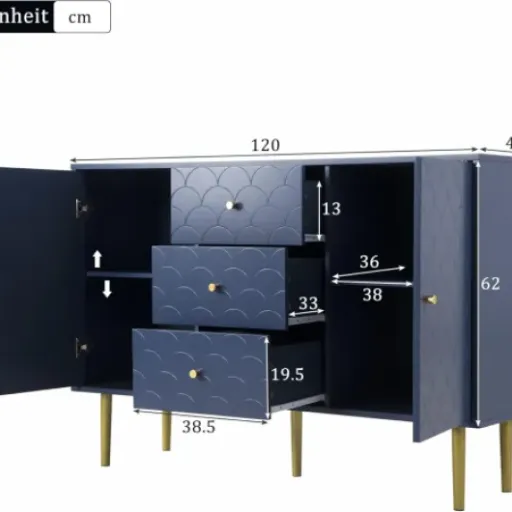 Test Merax Commode 3 tiroirs 2 portes : beaucoup de rangement sans exploser le budget