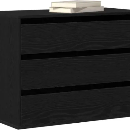 Test Armoire à tiroirs Teenpull 80 x 41 x 58 cm : la petite commode noire qui fait le job sans se la raconter