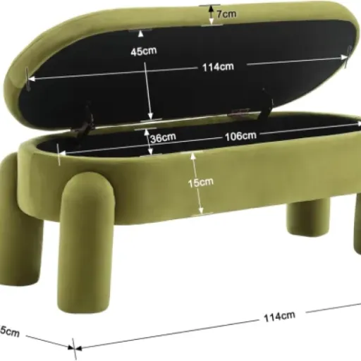 Test Ya-Home Banc de Rengement en Velours : une banquette bout de lit qui fait le job sans chichi