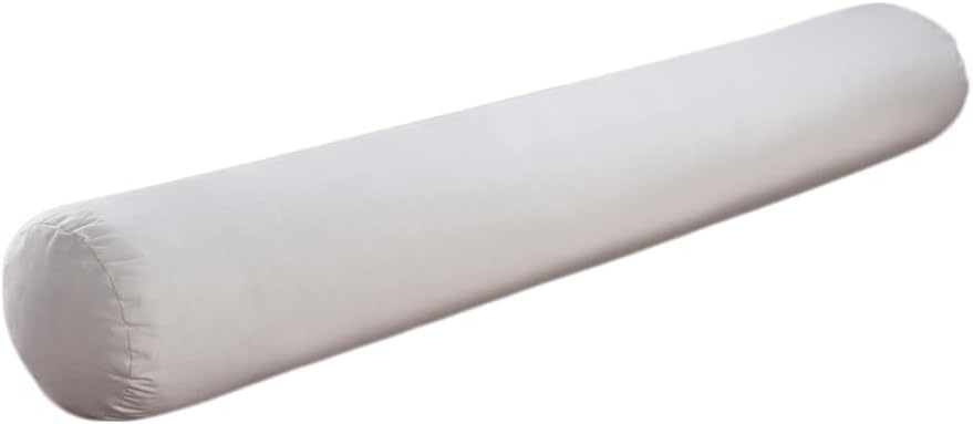 Traversin Tradition 160 cm - Enveloppe 100% Coton Percale - 100% Plumettes Naturelles - Soutien Ferme, Respirant, Polyvalent - Lavable en Machine à 40°C Blanc 160 cm