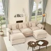 Test Litbird Canapé d’Angle Modulable en U 274 cm : un grand canapé modulable qui fait le job sans chichis