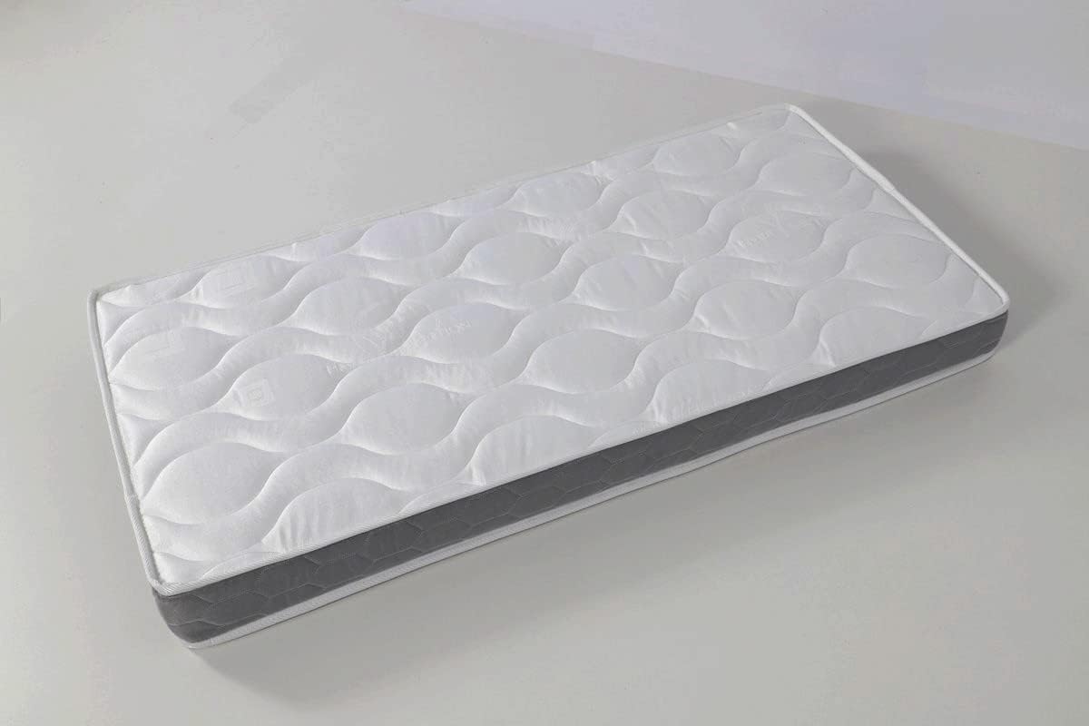 Matelas bébé 70x140 Calinou, Équilibré, Blanc 70 x 140 cm Blanc