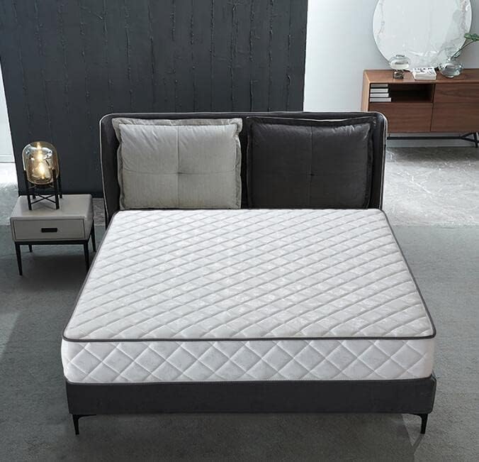 IZTOSS Matelas 2 Personnes140x190CM avec 2xOreillers et Couette et Cadre de lit en Metal,Epaisseur 14CM 140x190cm - Cadre de lit en Metal