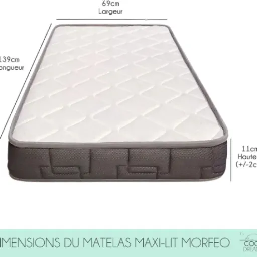 Test Matelas Morfeo HR Cool Dreams : un matelas de maxicôt simple qui fait le job